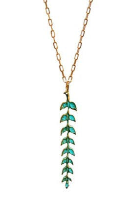 Athena Leaf Necklace