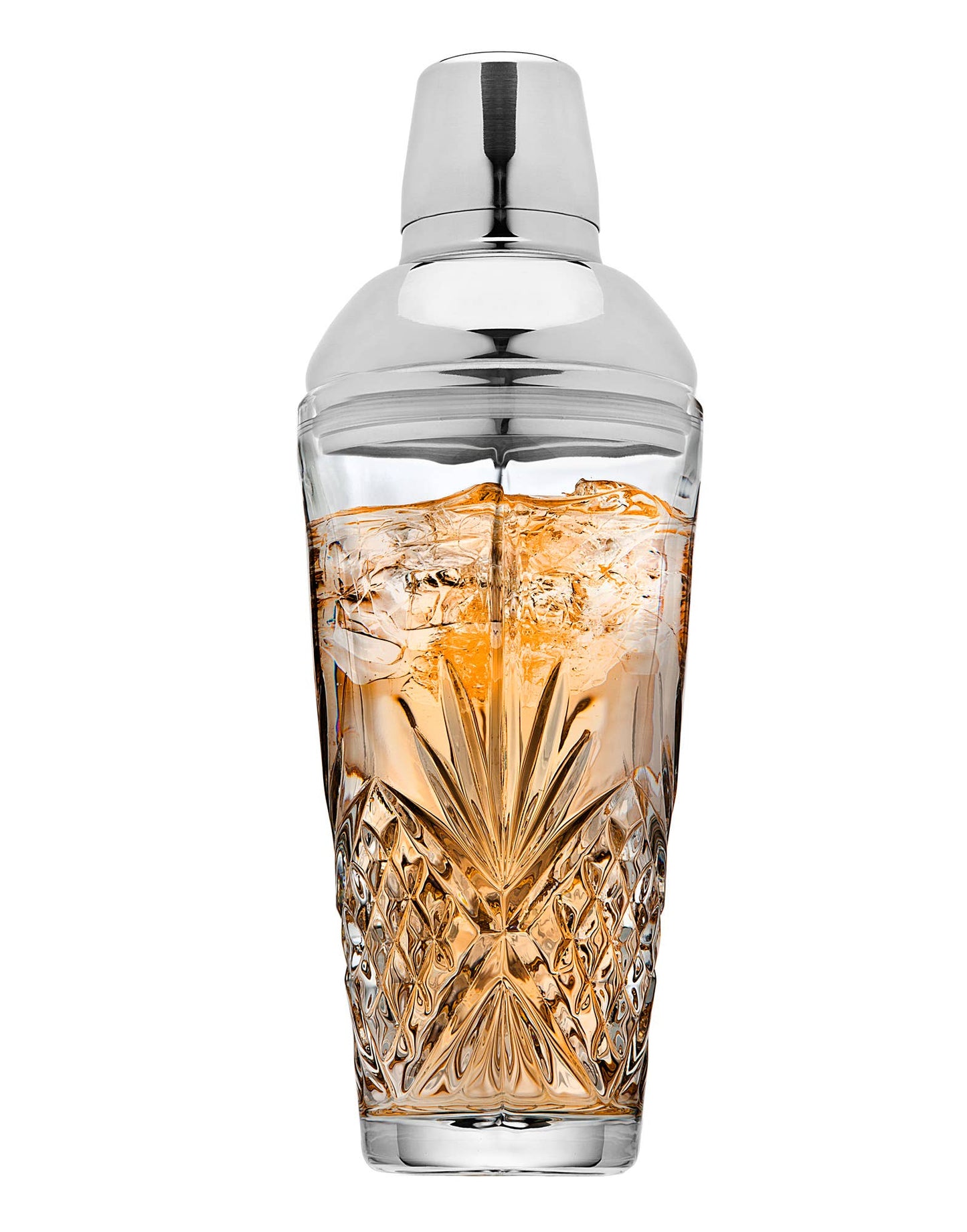 Silver Cap Godinger Dublin Crystal Shaker