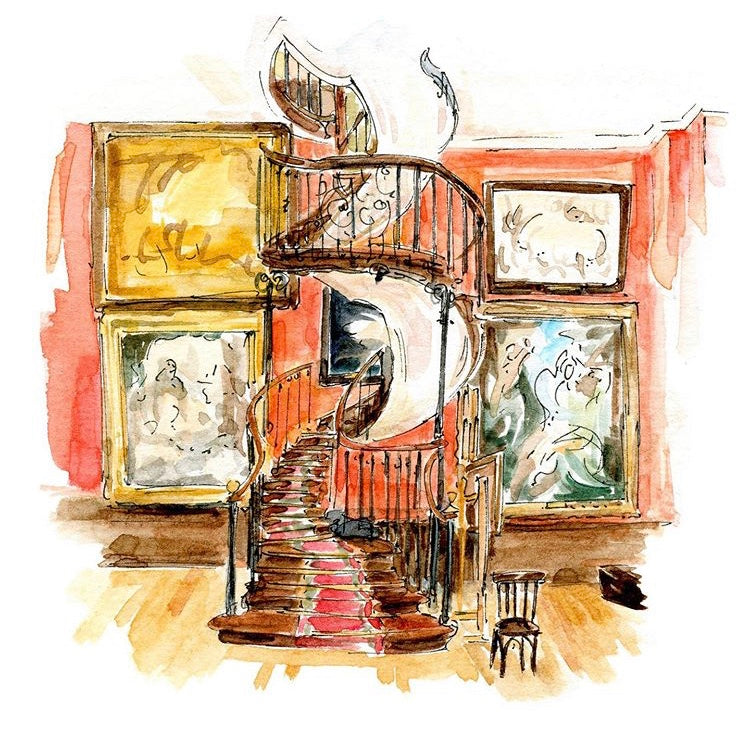 The Little(r) Museums of Paris: An Illustrated Guide to the City's Hidden Gems - Hardcover