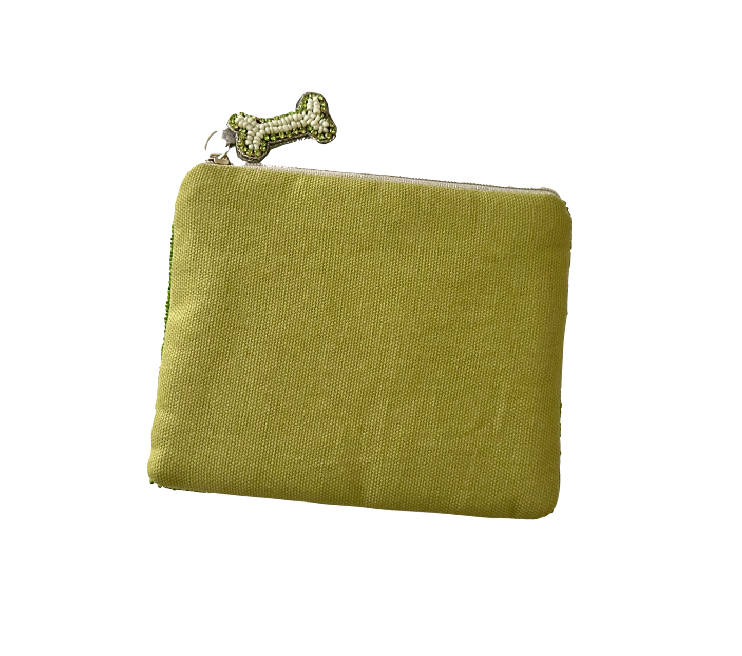 Dachshund Hand Beaded Coin Purse/Small Clutch