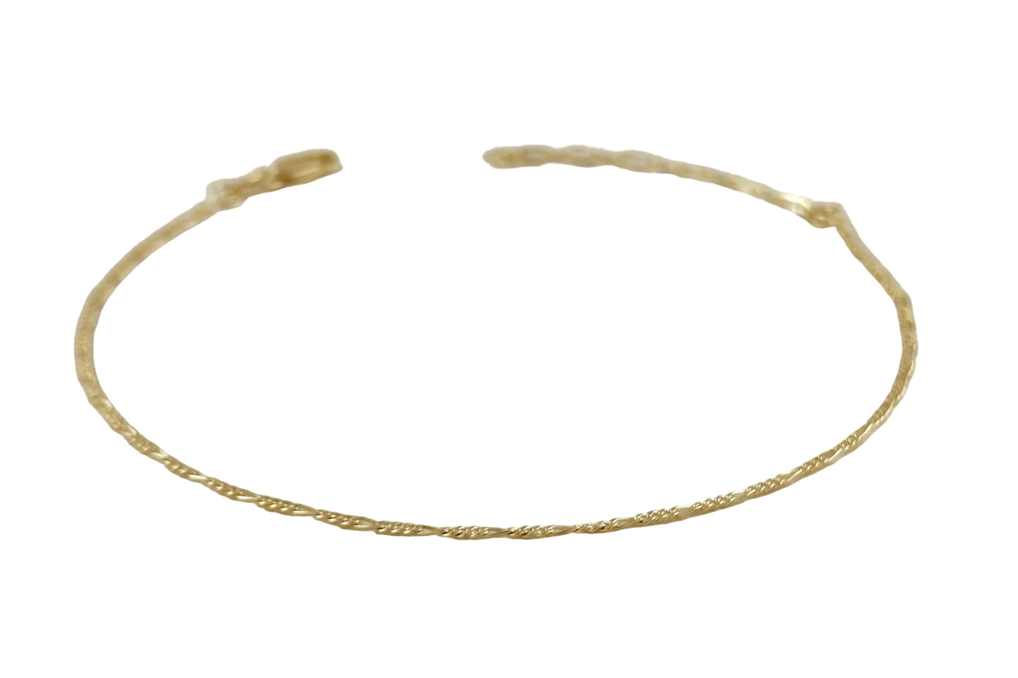 18k Gold Filled Figaro Chain Anklet