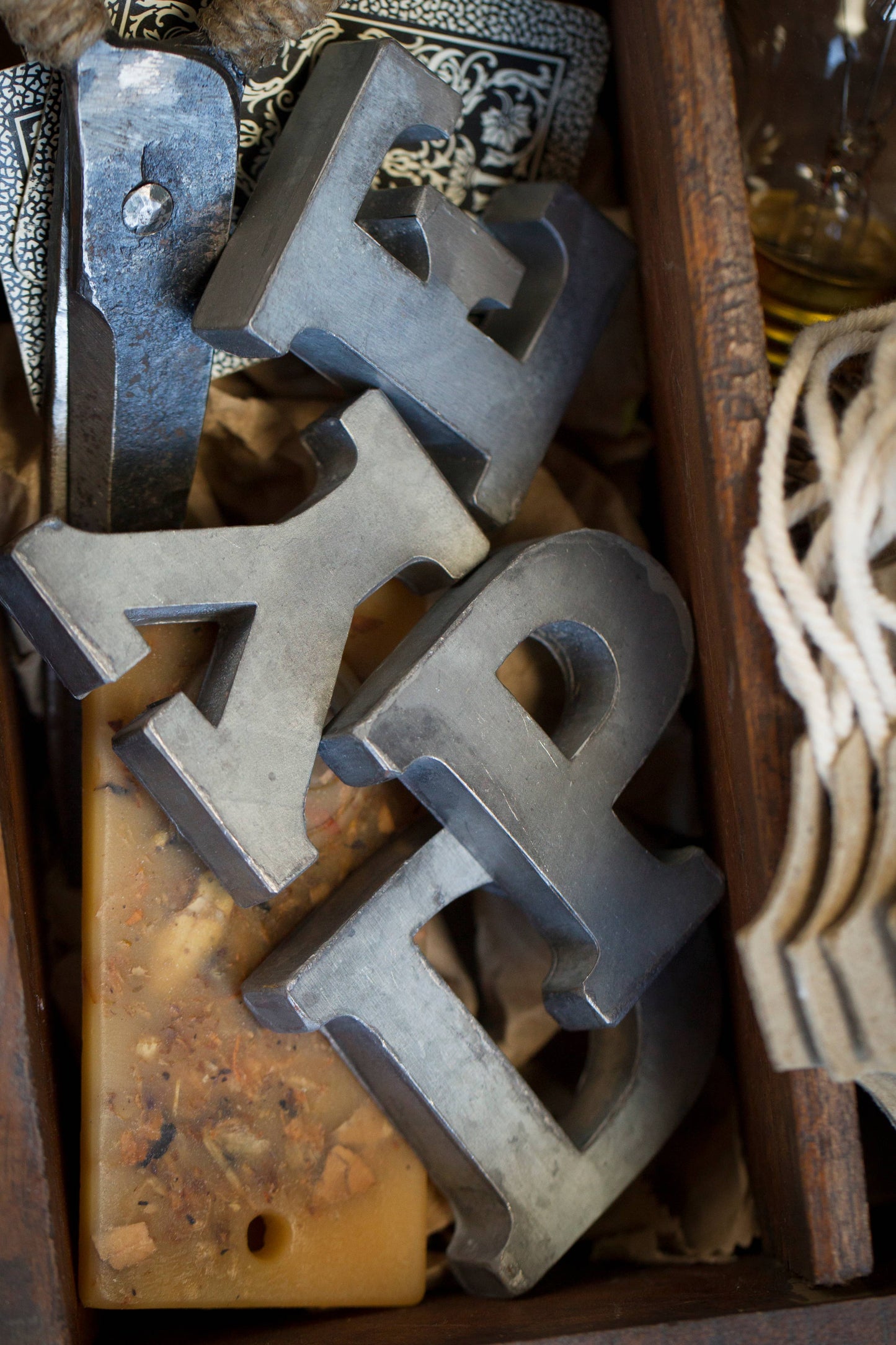 Metal Zinc Alphabet Letter: O