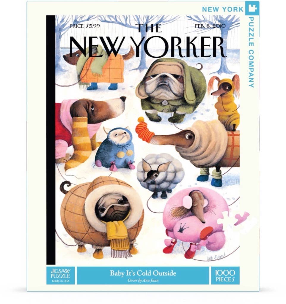 "Baby It's Cold Outside" The New Yorker 1000 Piece Jigsaw Puzzle