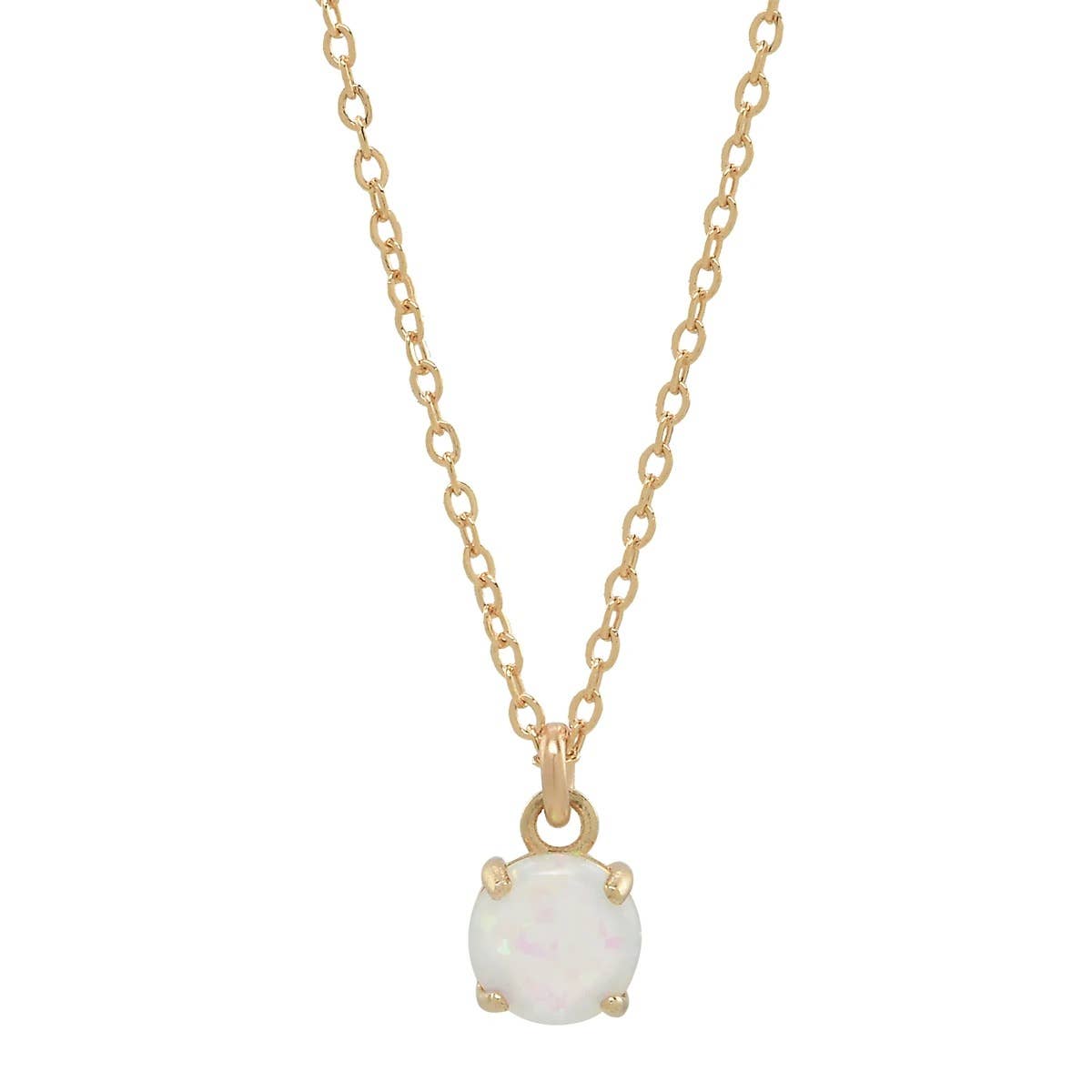 Opalite 10K Gold Necklace