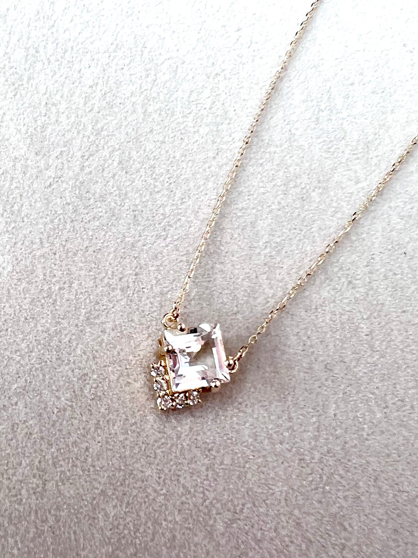 Topaz & Diamond Necklace