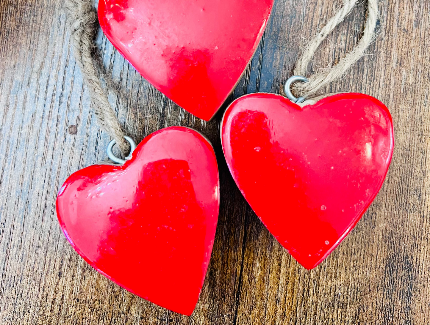 Red Wooden Heart