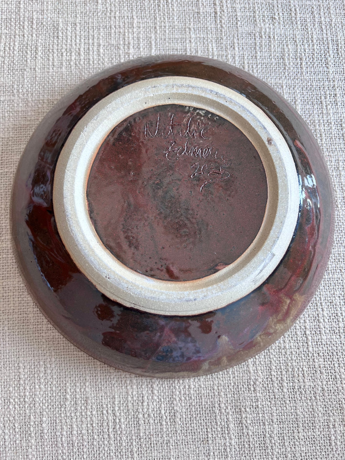 Wild Pinto Wide Bowl - Handmade by Ceramic Artist Natalie Zelman