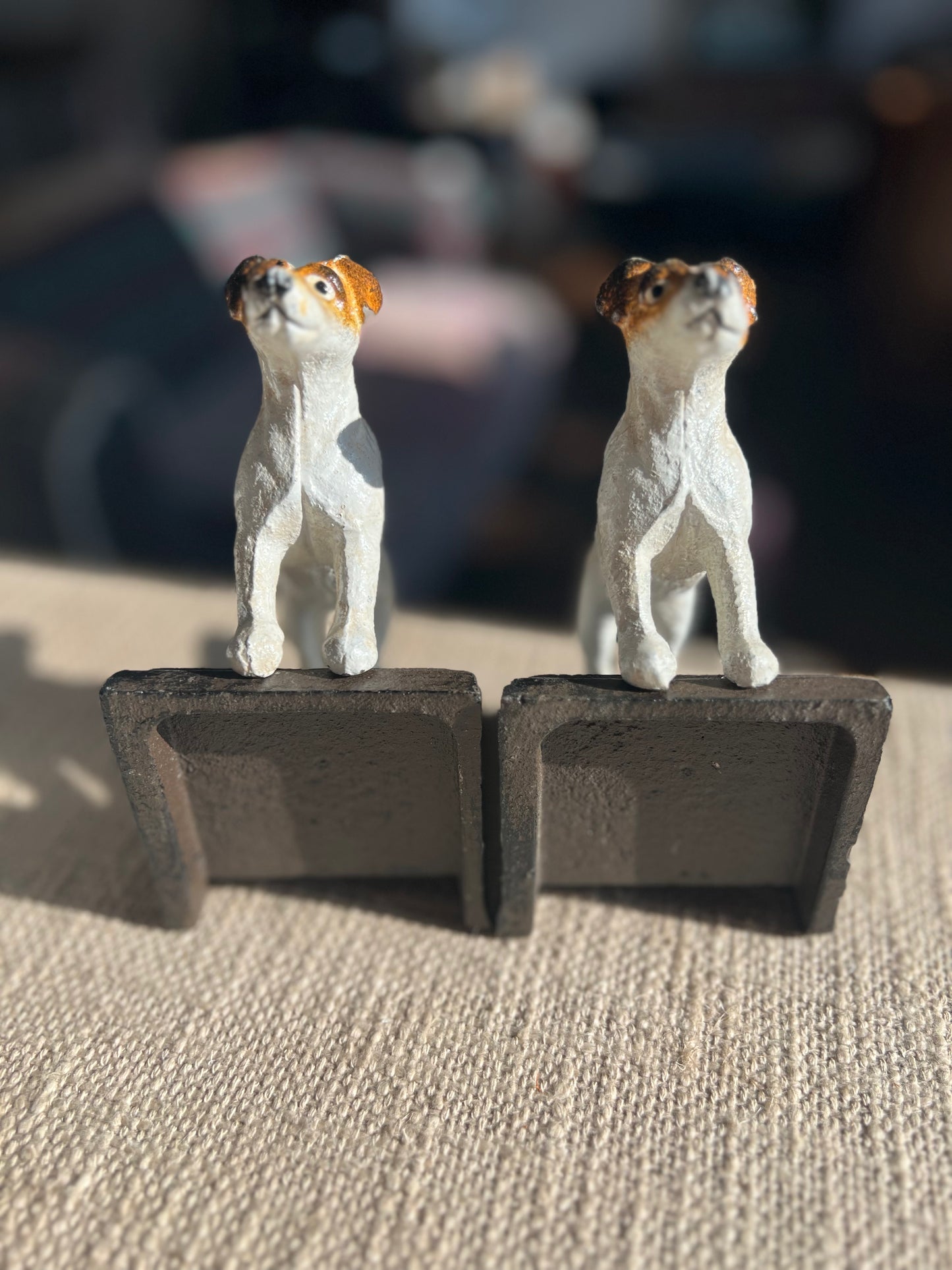 Jack Russel Cast Iron Bookends