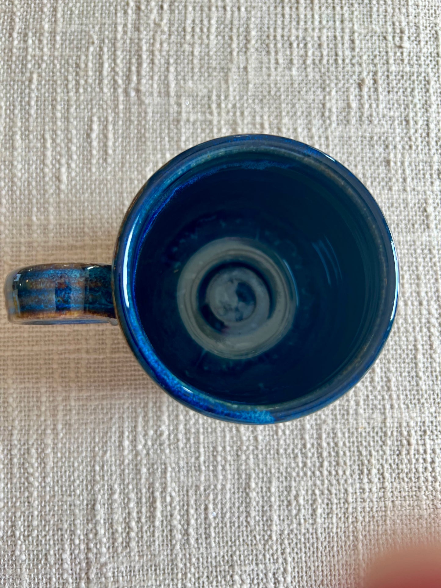 Deep Blue Mug - Handmade by Ceramic Artist Natalie Zelman
