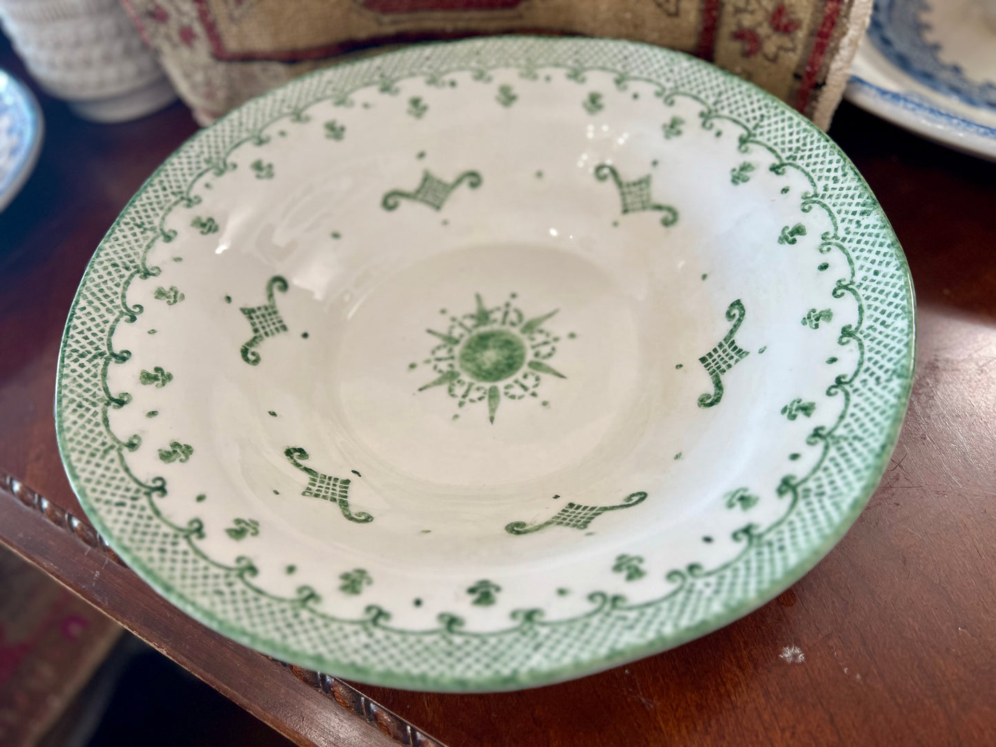 Burano Large Green Serving Bowl