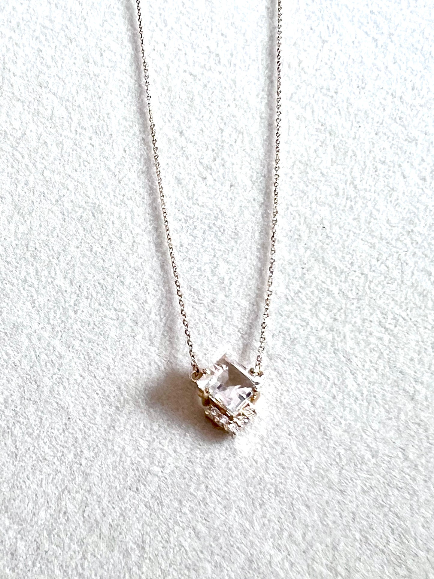 Topaz & Diamond Necklace