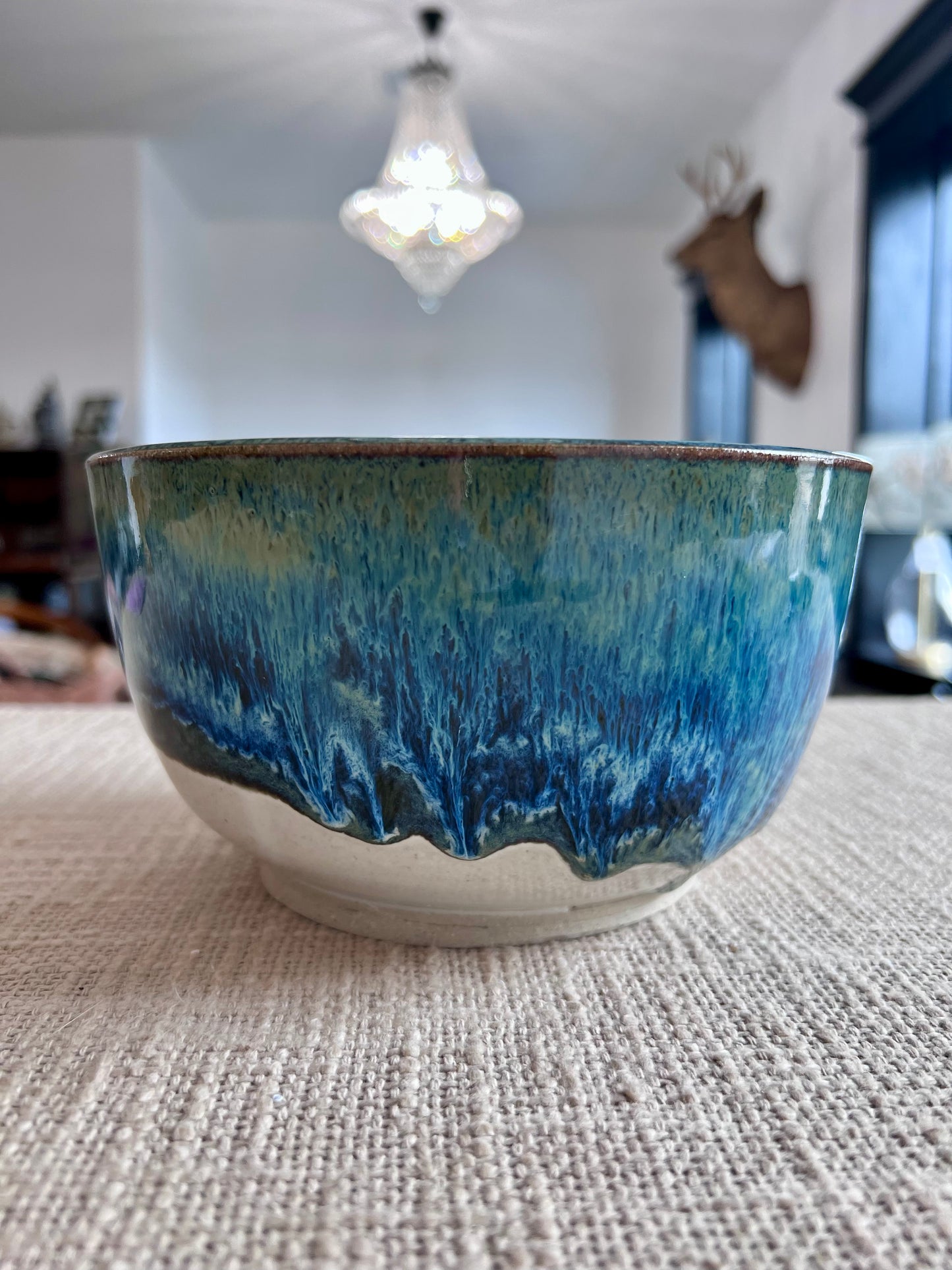 Ramen Bowl Deep Blue - Handmade by Ceramic Artist Natalie Zelman