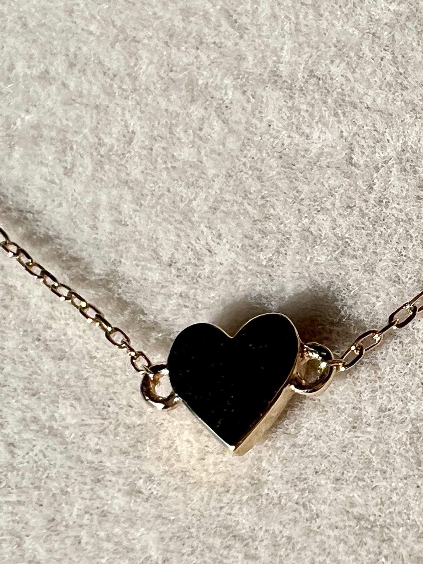 Solid Gold Lovers Heart Bracelet