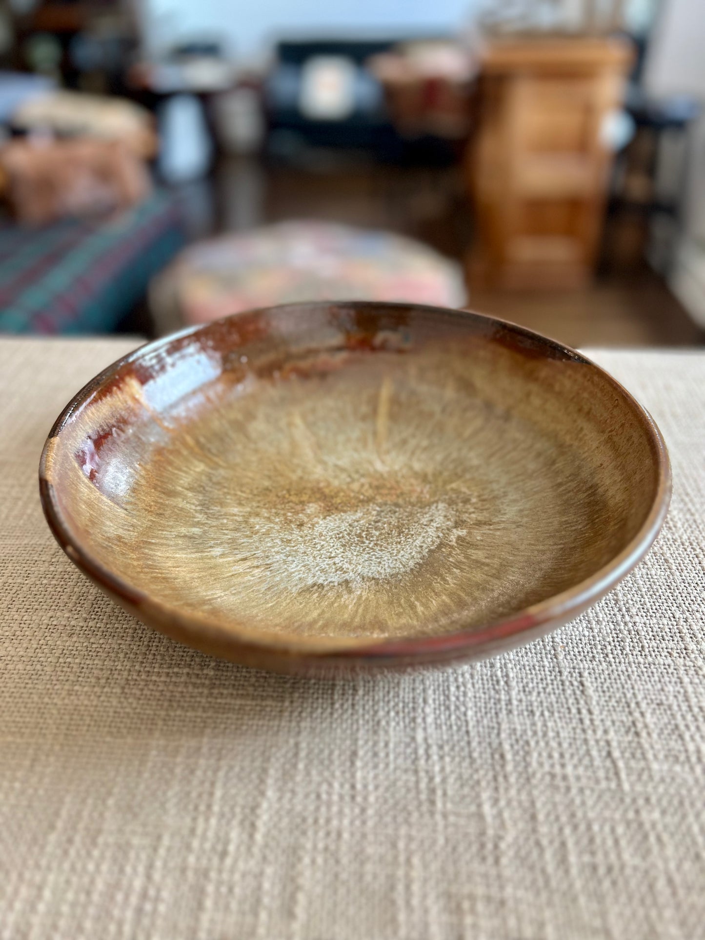 Wild Pinto Wide Bowl - Handmade by Ceramic Artist Natalie Zelman