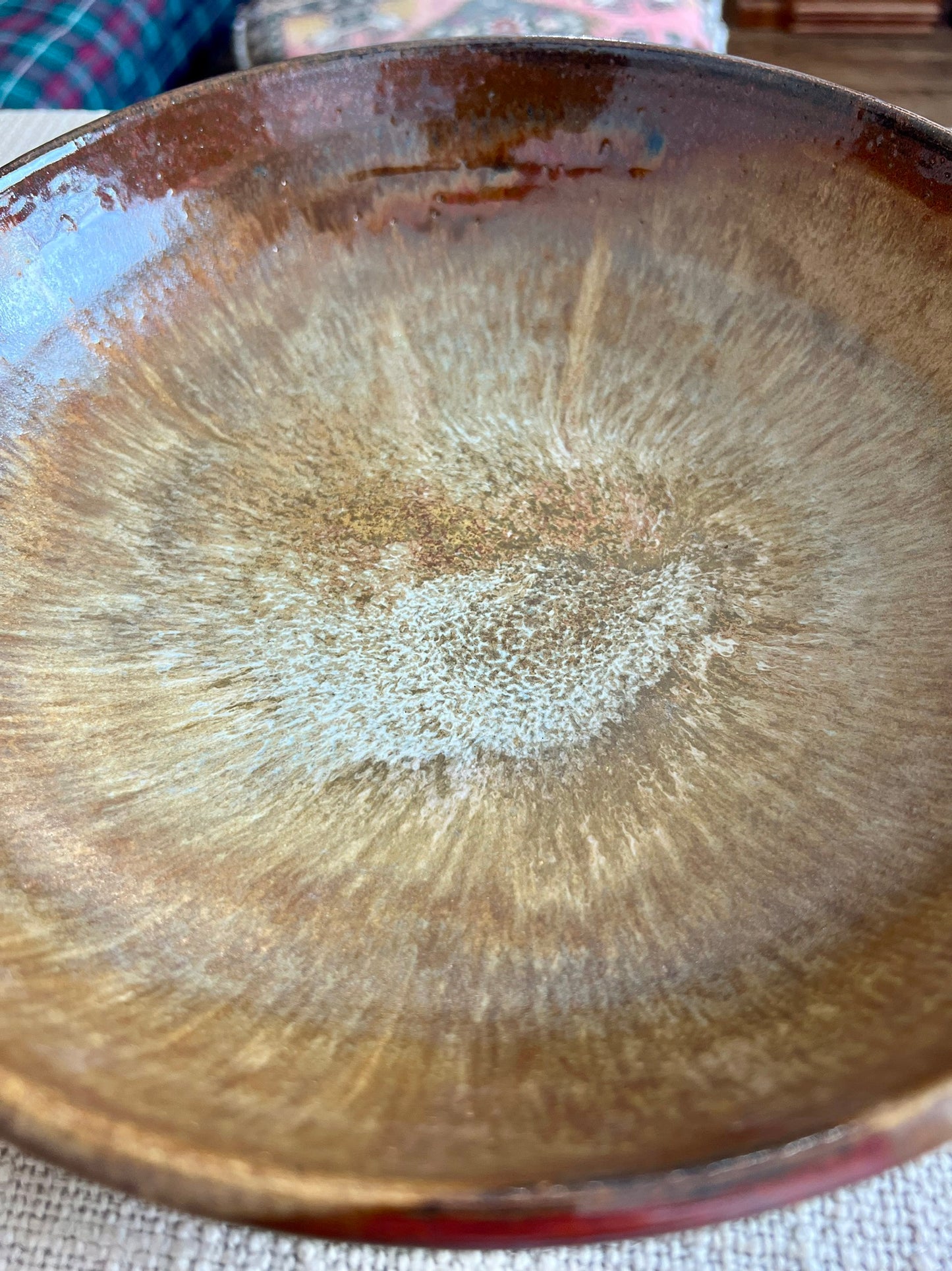 Wild Pinto Wide Bowl - Handmade by Ceramic Artist Natalie Zelman