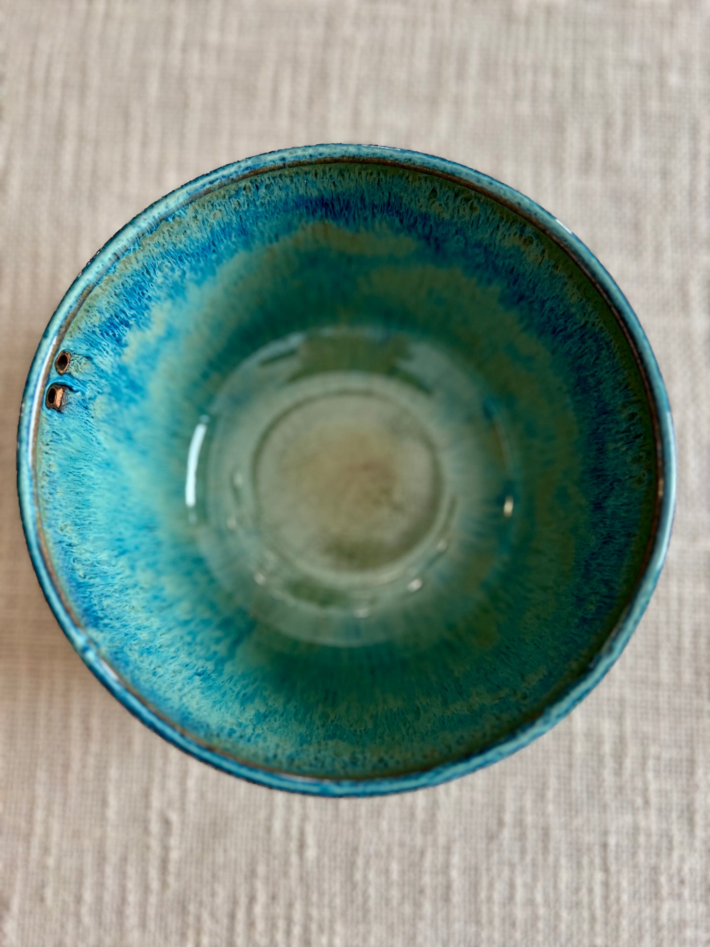 Ramen Bowl Deep Blue - Handmade by Ceramic Artist Natalie Zelman