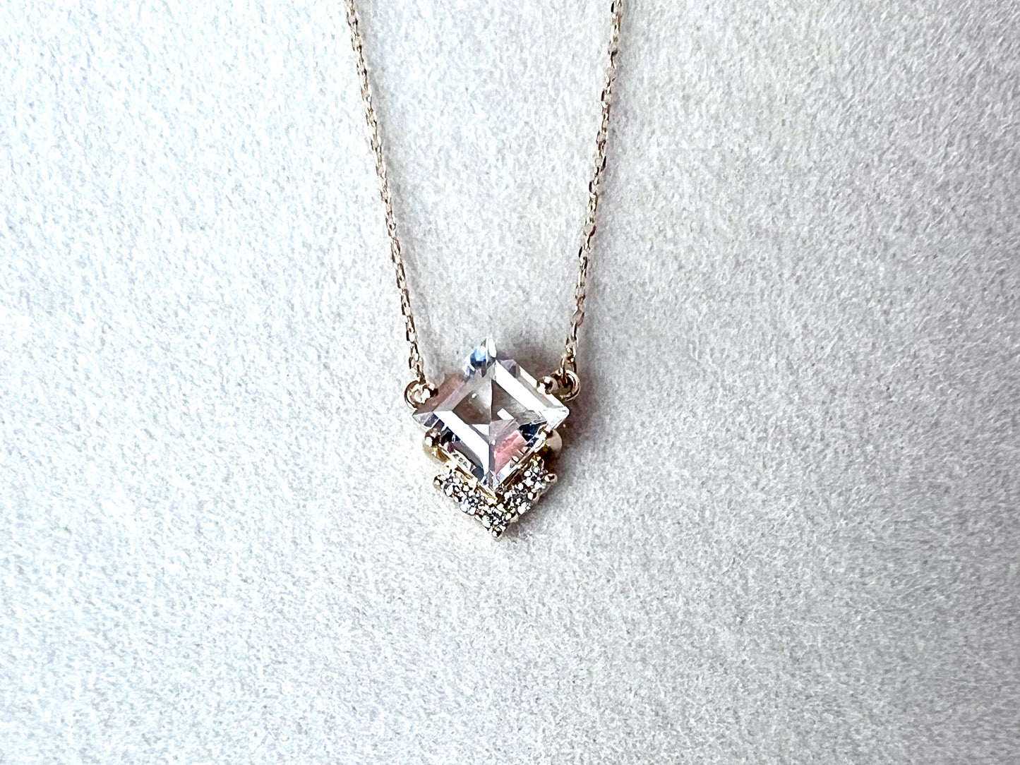 Topaz & Diamond Necklace