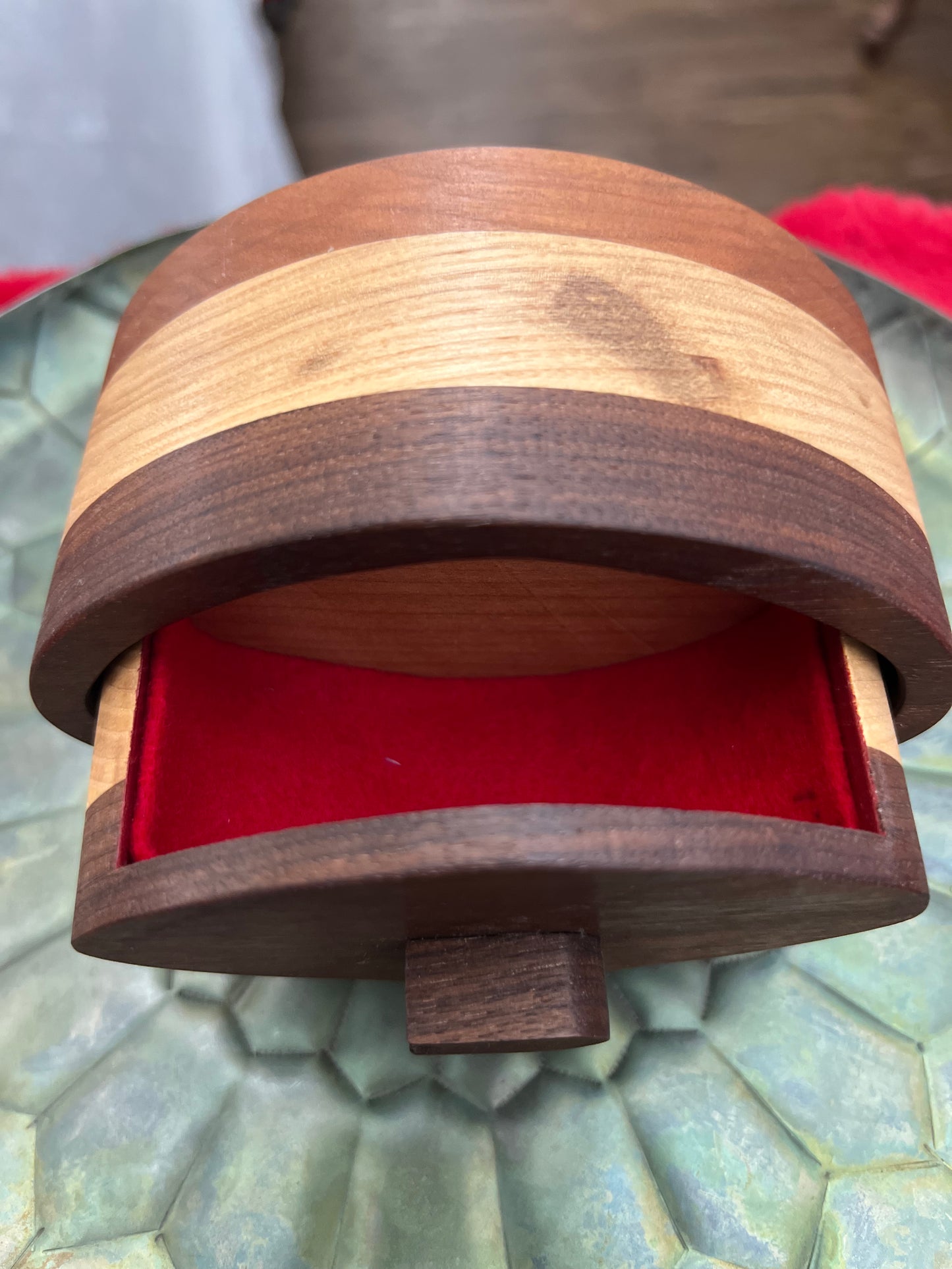 Hand Carved Wood Box by Ken Baltuska VI