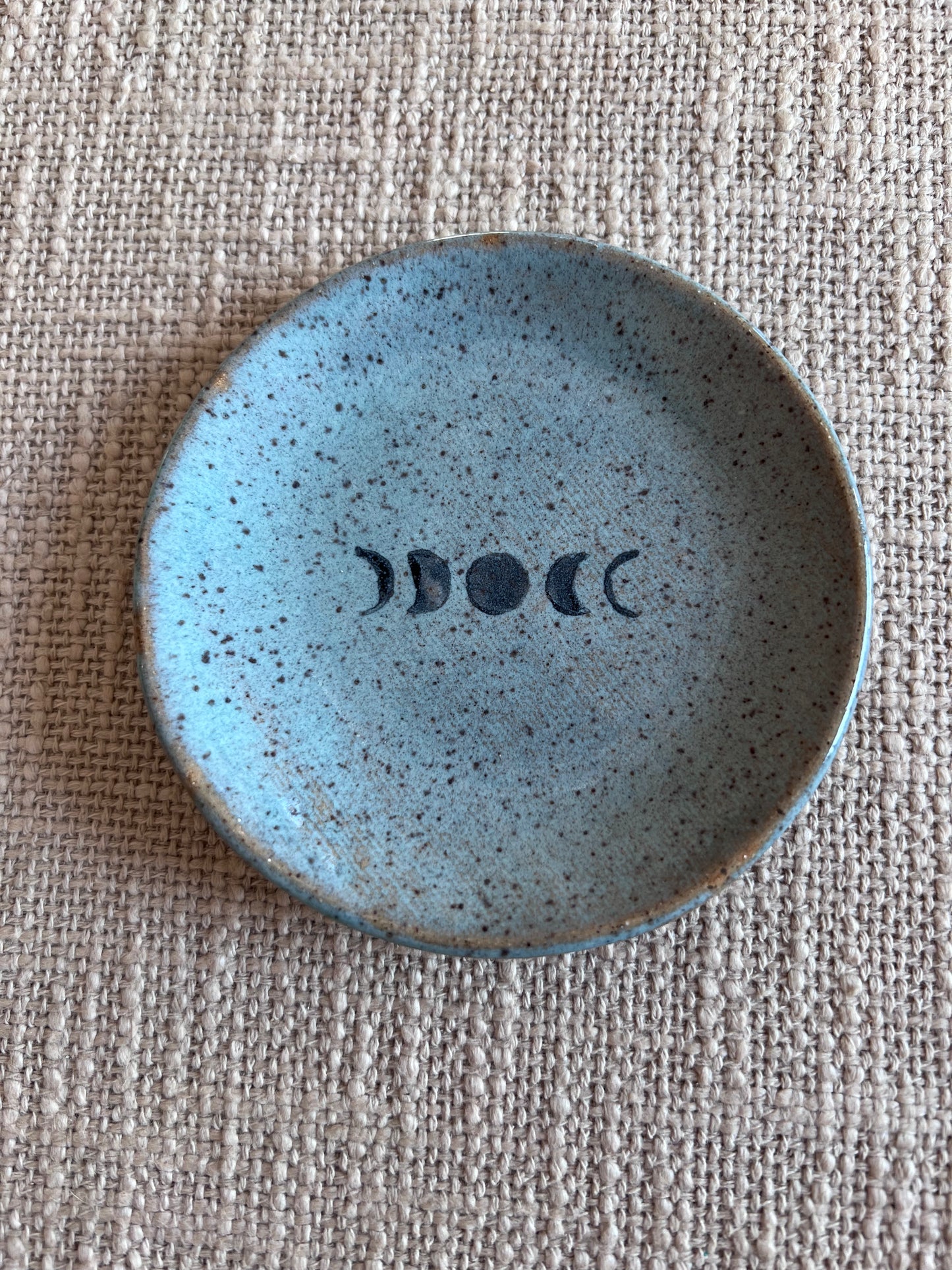 Moon Phases Handmade Mini Plate