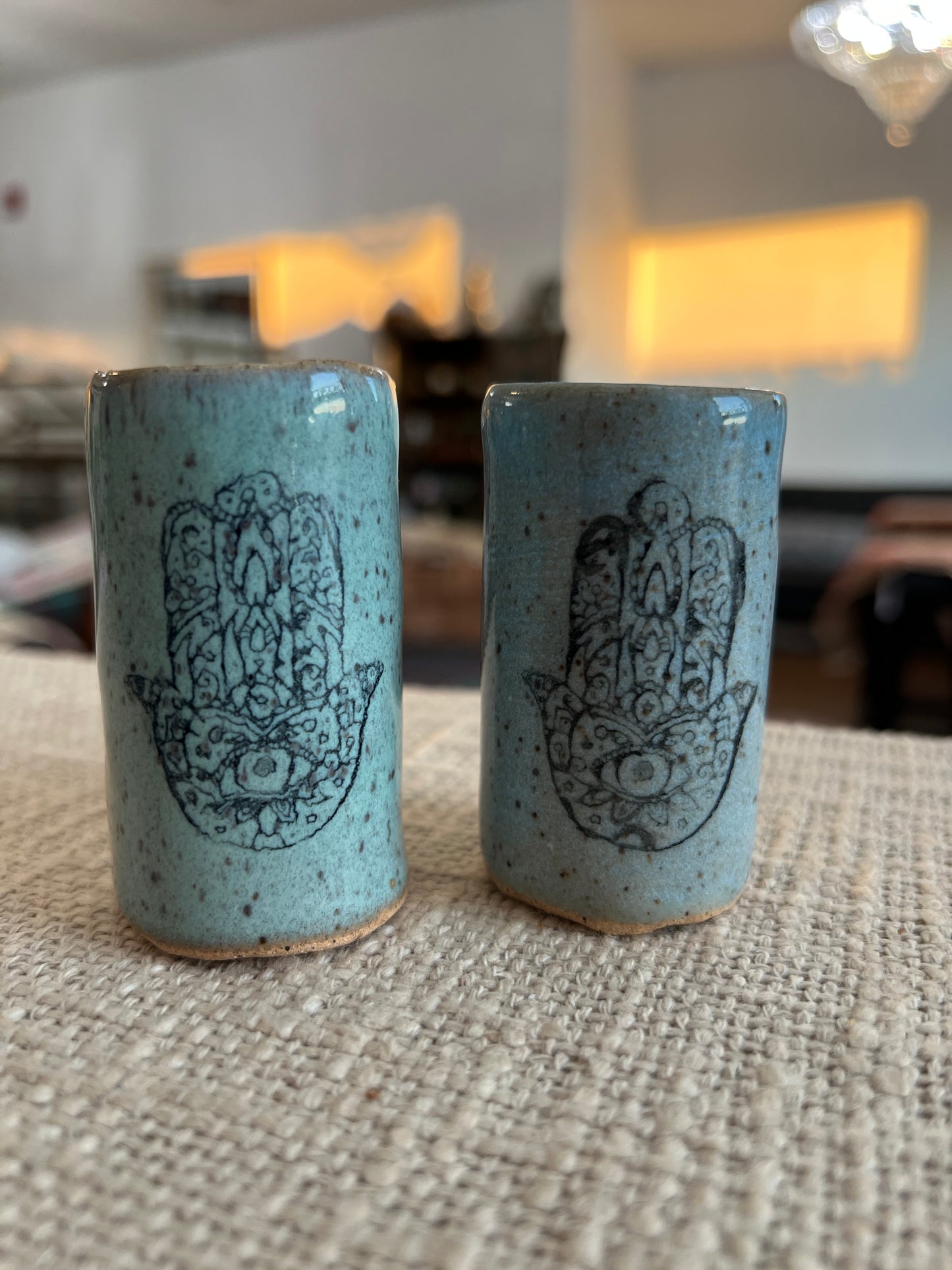 Hamsa Hand Handmade Tiny Tumbler
