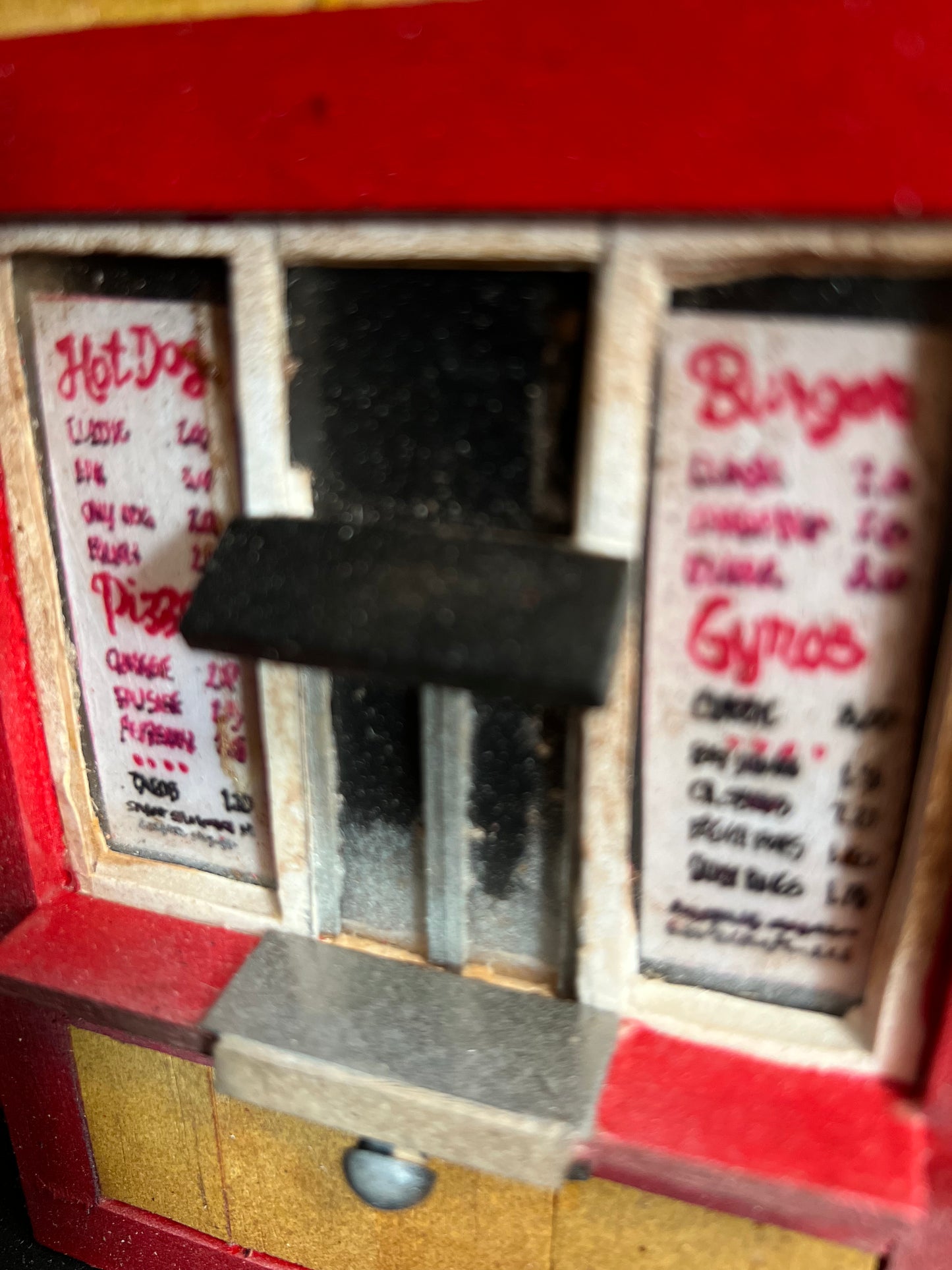 Jim's Hot Dogs & Chili Dogs - Shadow Box by Artist Dick Dahlstrom