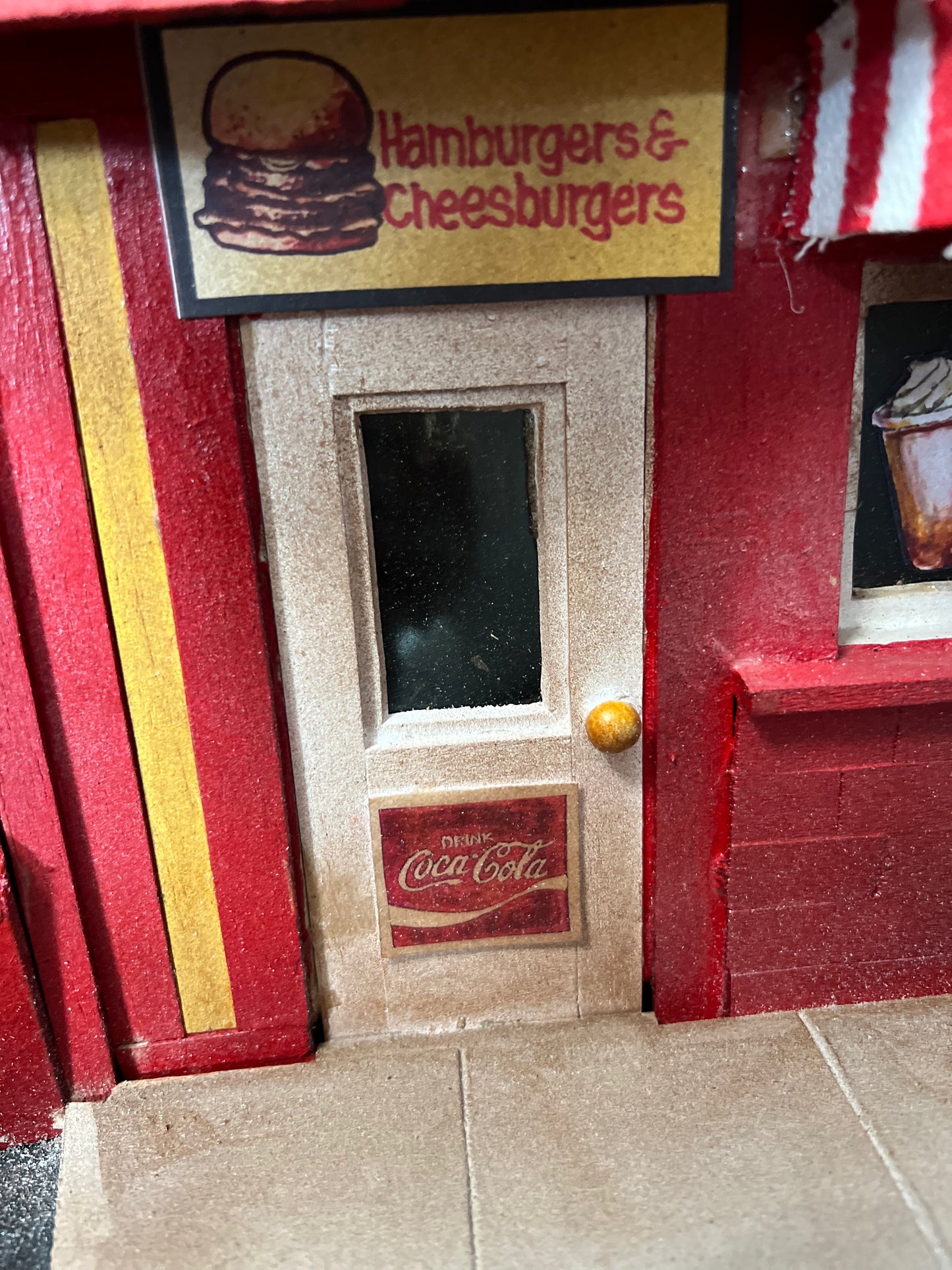 Jim's Hot Dogs & Chili Dogs - Shadow Box by Artist Dick Dahlstrom