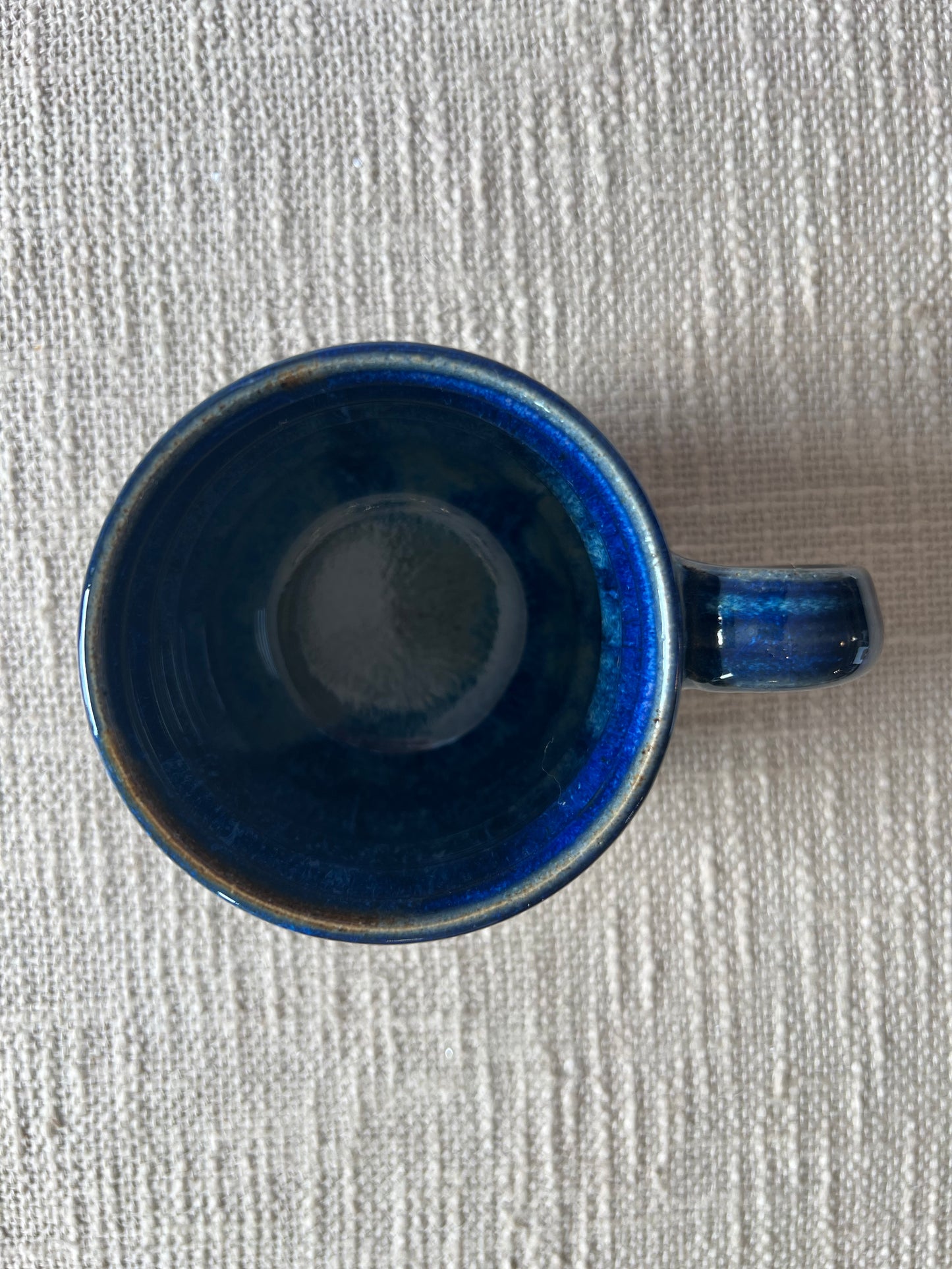 Deep Blue Mug Duo - Handmade by Ceramic Artist Natalie Zelman