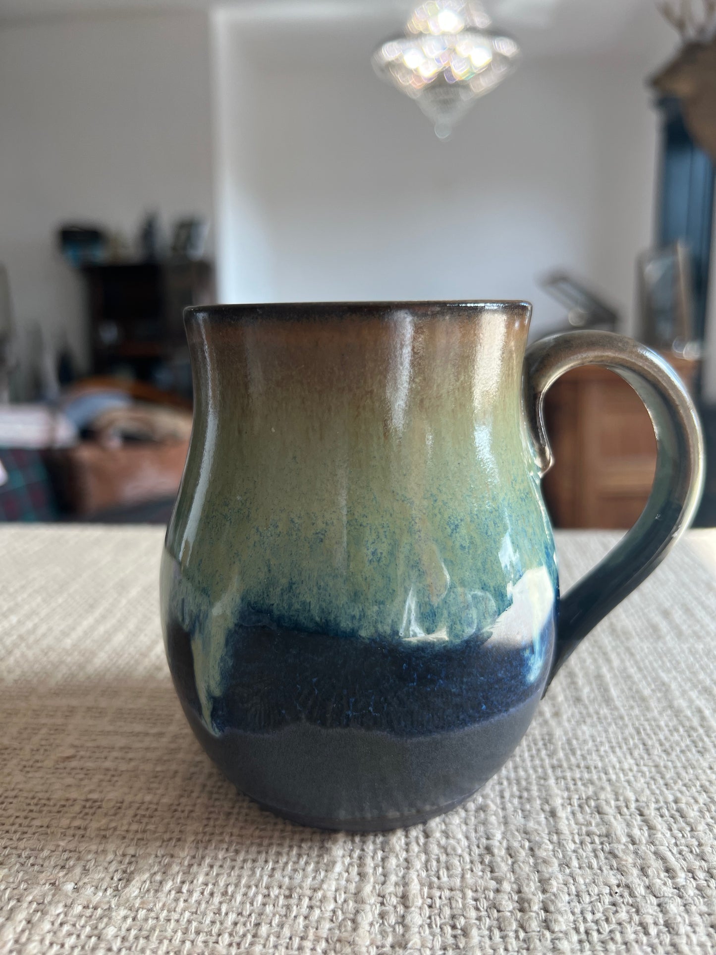 Light Blue Mug - Handmade by Ceramic Artist Natalie Zelman
