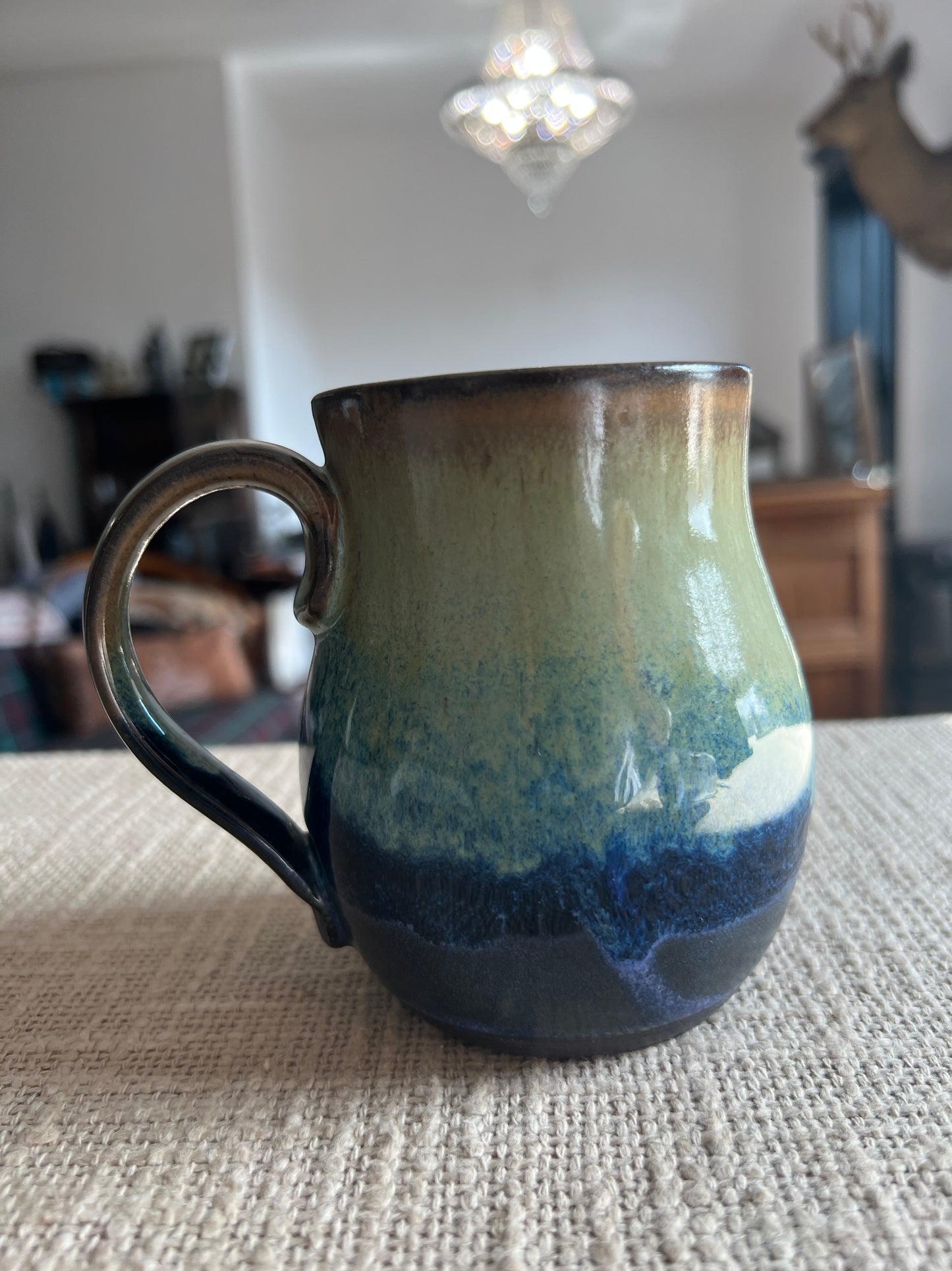 Light Blue Mug - Handmade by Ceramic Artist Natalie Zelman