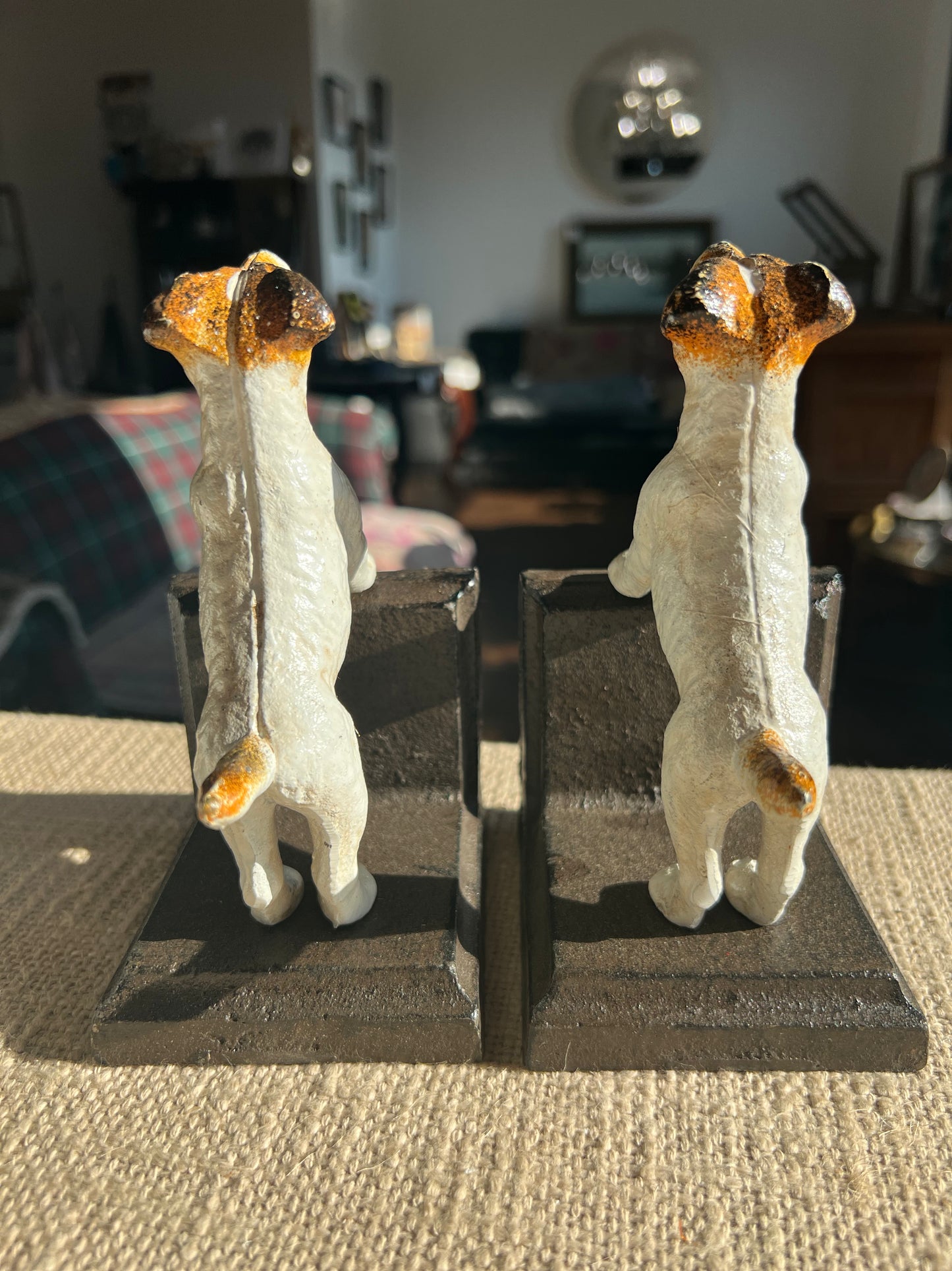 Jack Russel Cast Iron Bookends