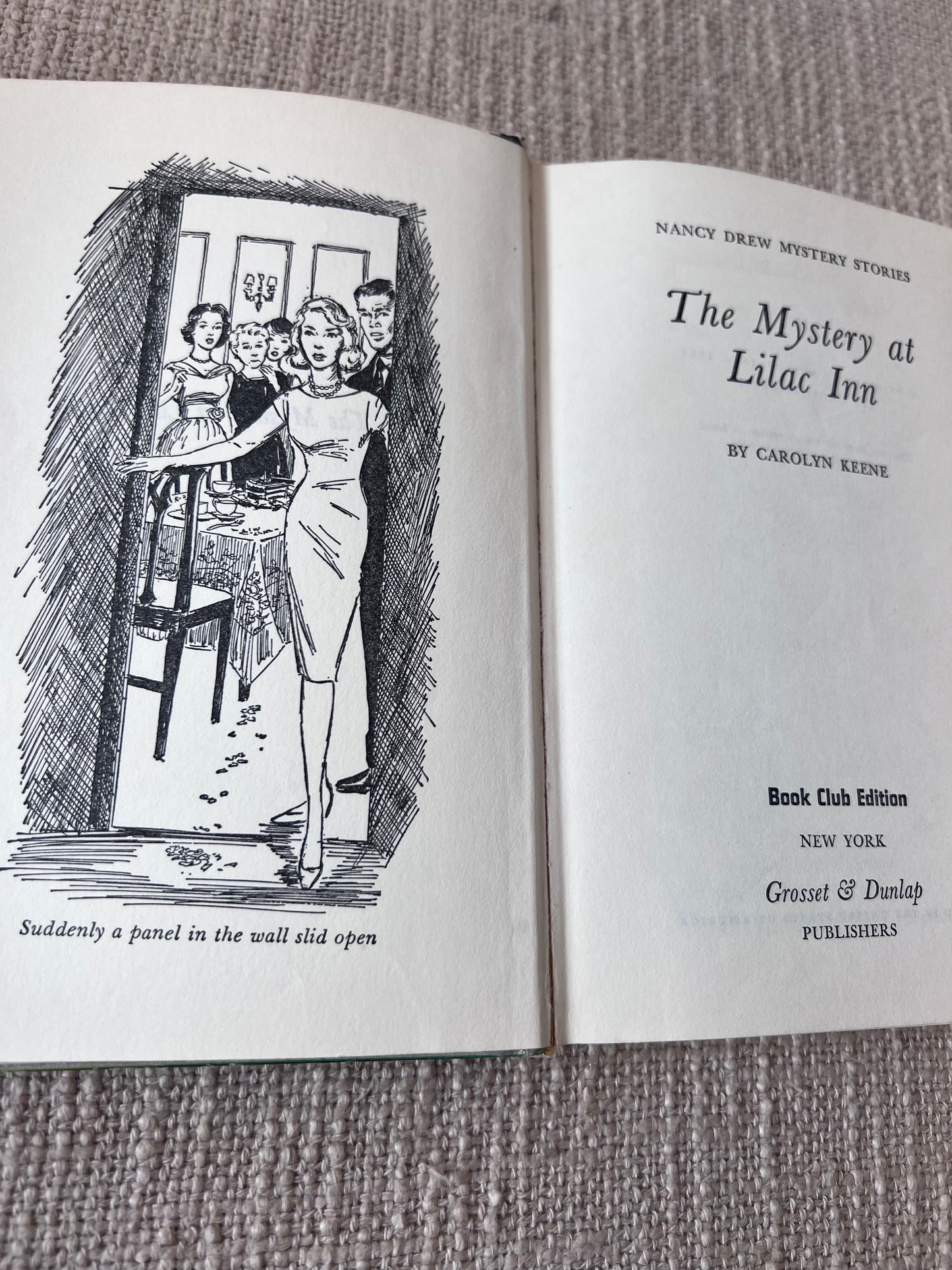 "The Mystery at Lilac Inn" - Vintage 1961 Nancy Drew Mystery #4