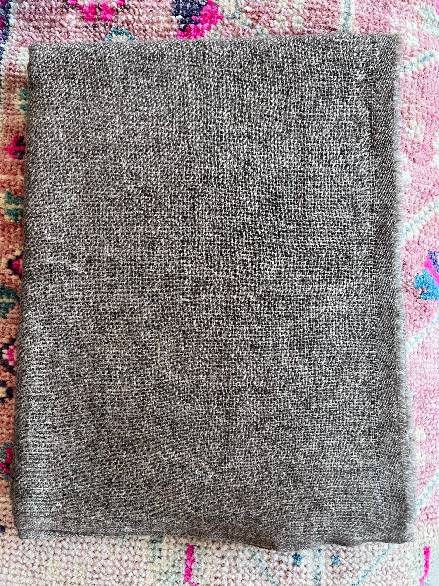 Espresso Cashmere Scarf - Handloom Faire Trade in Nepal