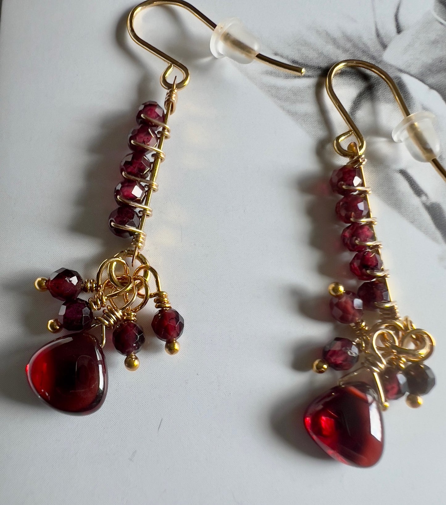 Garnets Galore Dangle Earring