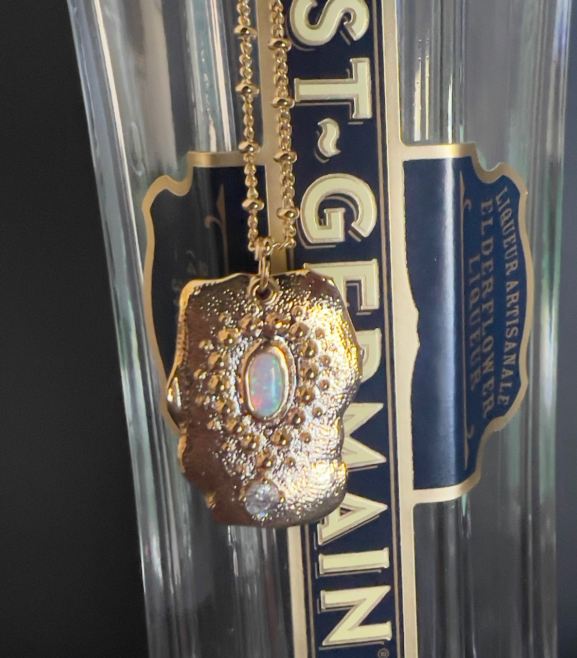 Aurora Opal Necklace - 18K Gold Fill