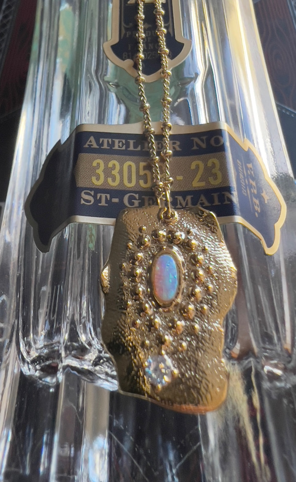 Aurora Opal Necklace - 18K Gold Fill