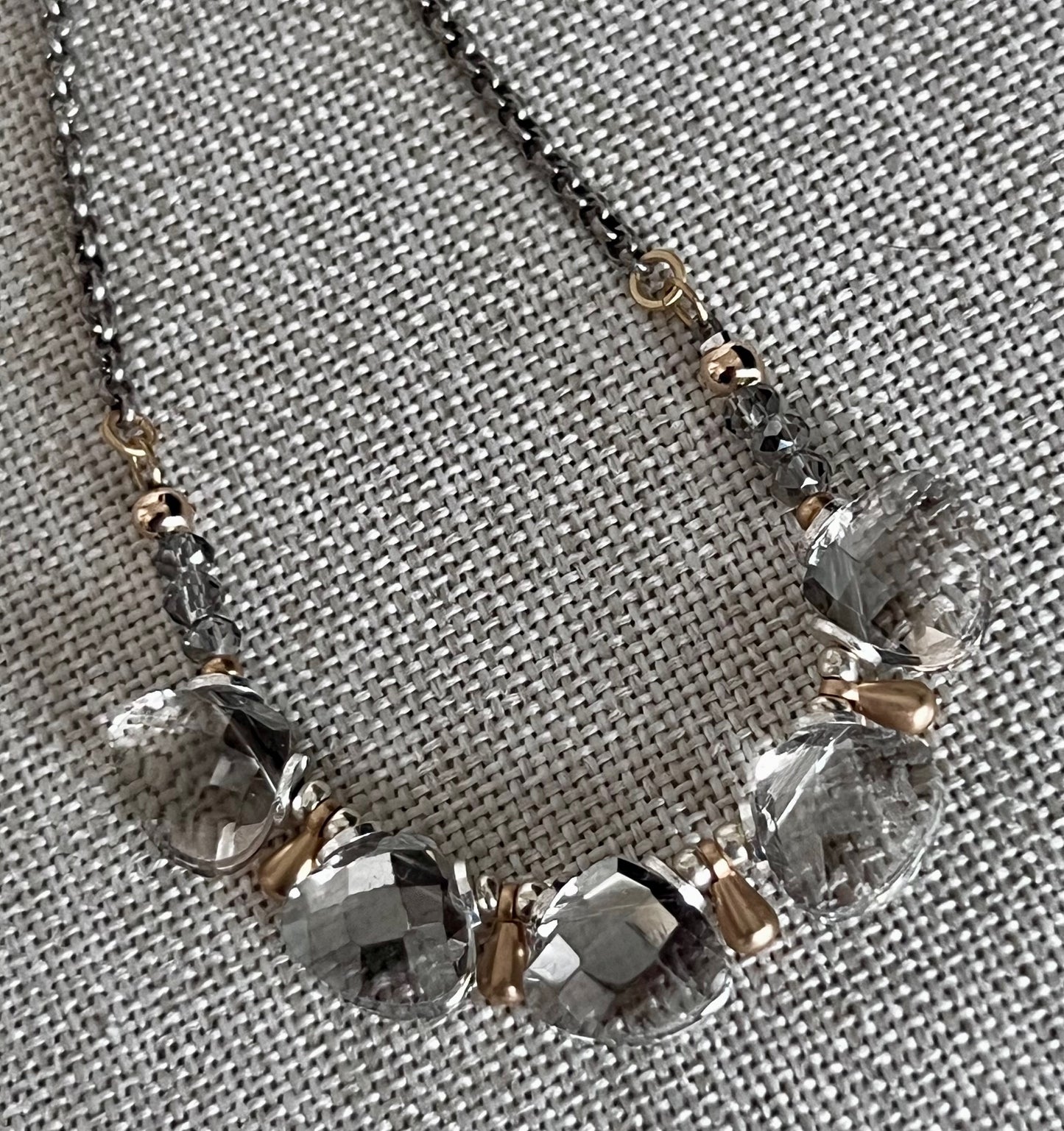 Crystal Briolette Necklace