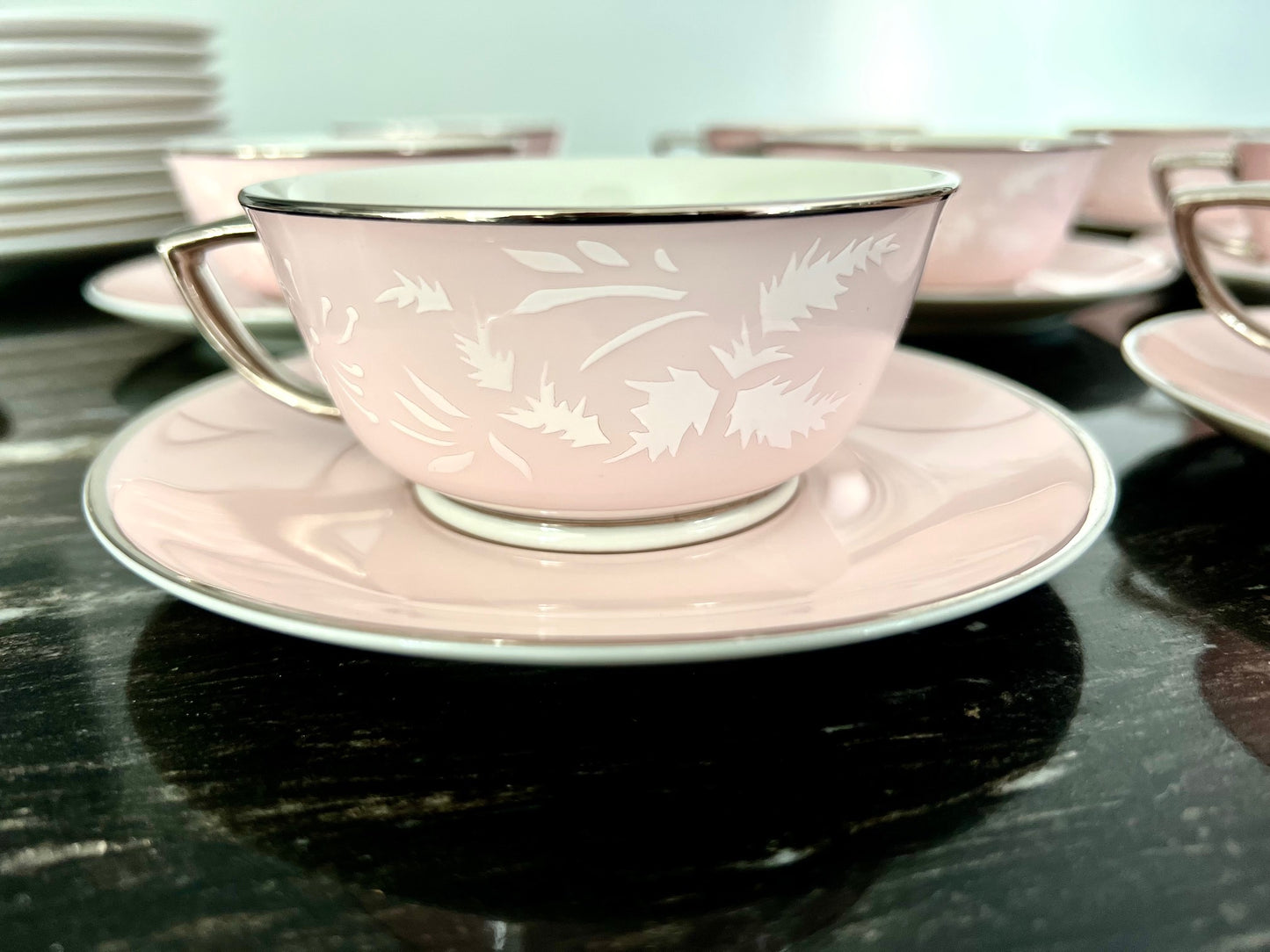 Baby Pink “Parisienne” China by Royal Jackson - 28 Piece Set