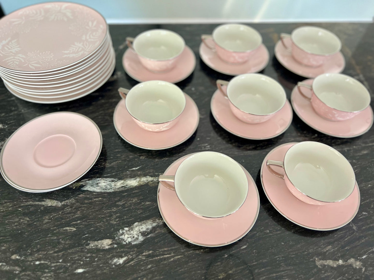 Baby Pink “Parisienne” China by Royal Jackson - 28 Piece Set