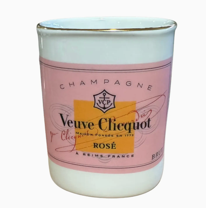 Rosé Veuve Champagne Ceramic Cup