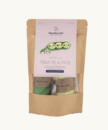 Peas in Pod Stuffed Animal Crochet Kit