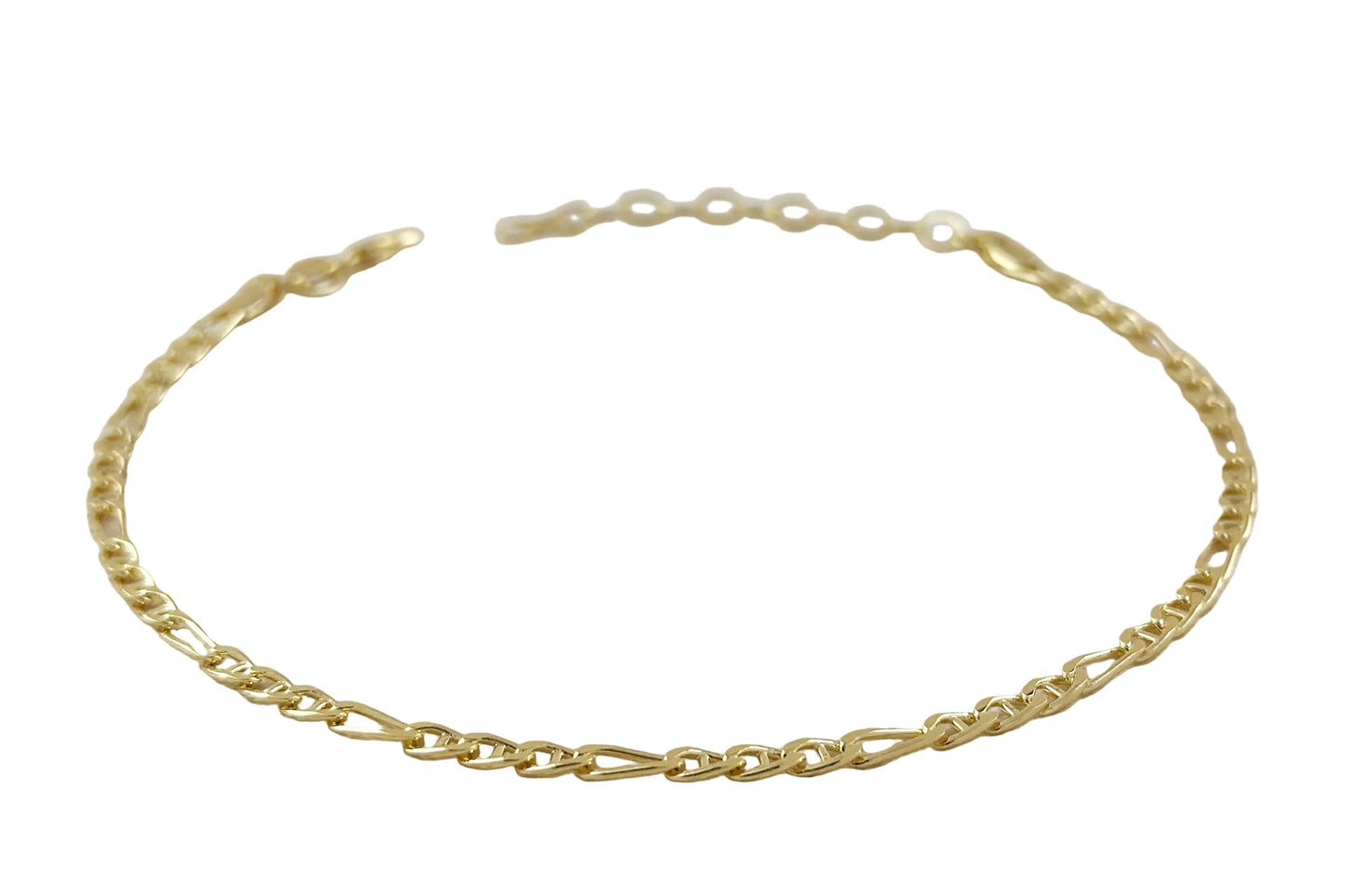 18k Gold Filled Figaro Mariner Figarucci Anklet