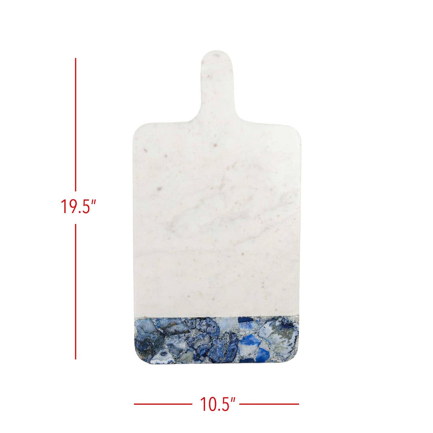Blue Agate & Marble Serving Board