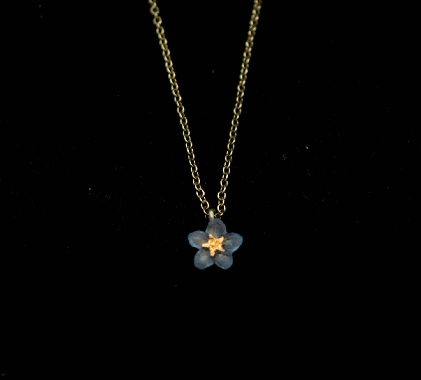 Forget Me Not Flower Necklace