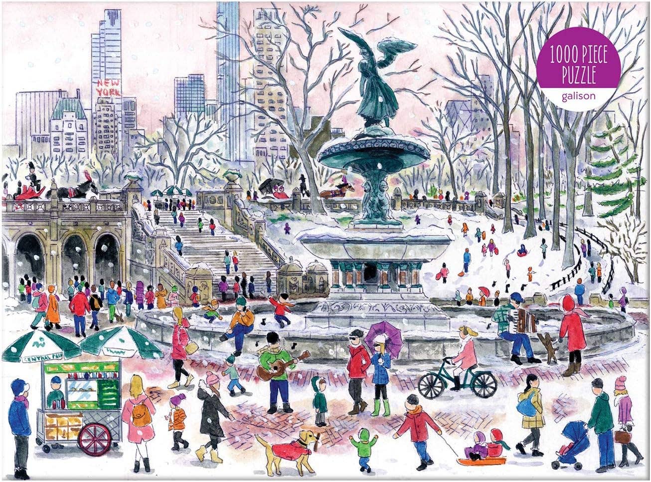 Michael Storrings Bethesda Fountain 1000 Piece Puzzle