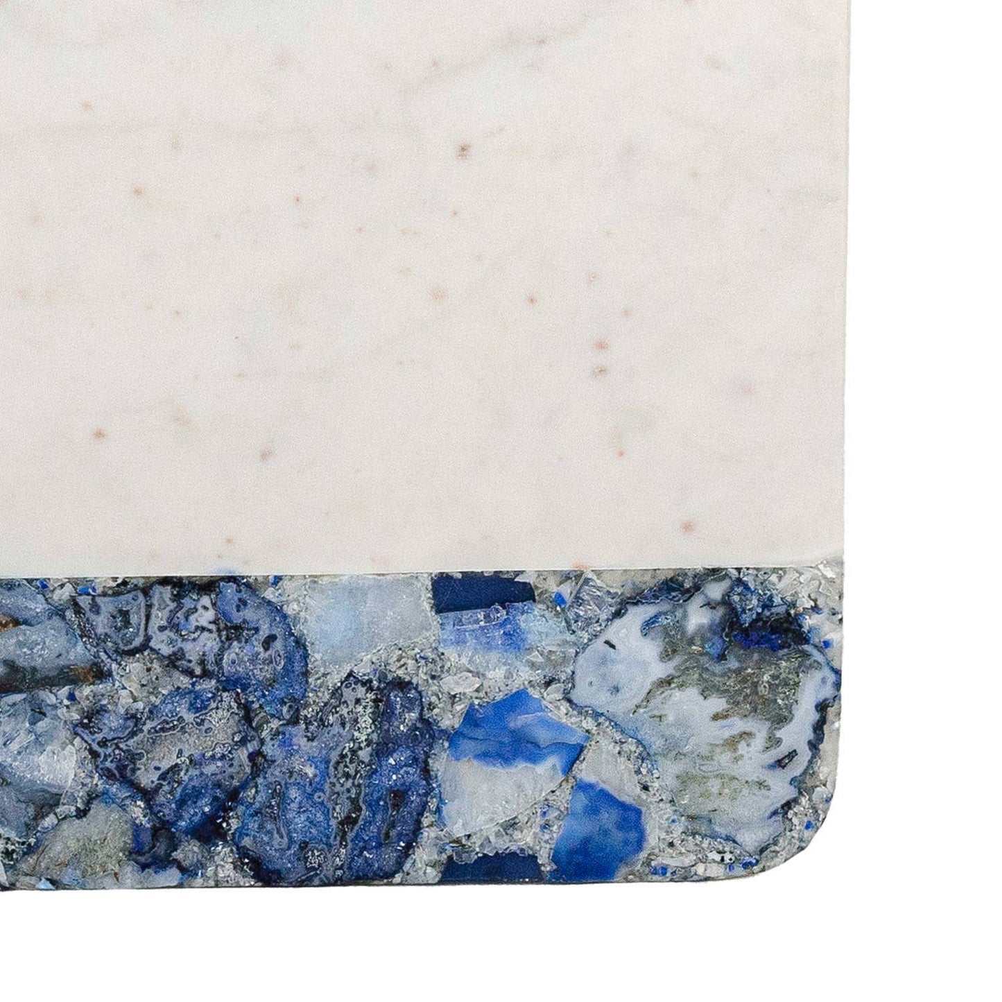 Blue Agate & Marble Serving Board