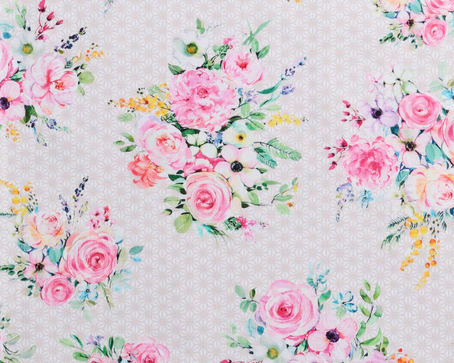 Pink Rose 100% Cotton Tote Bag