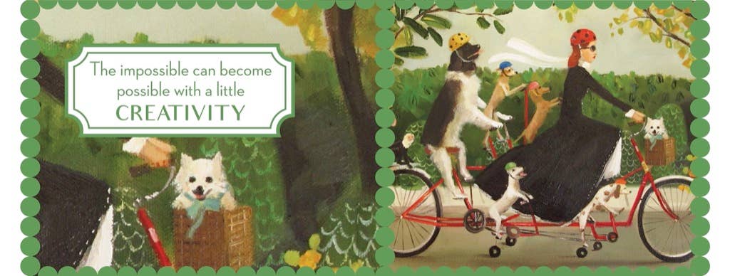 Dog Governess Mug by Artist Janet Hill