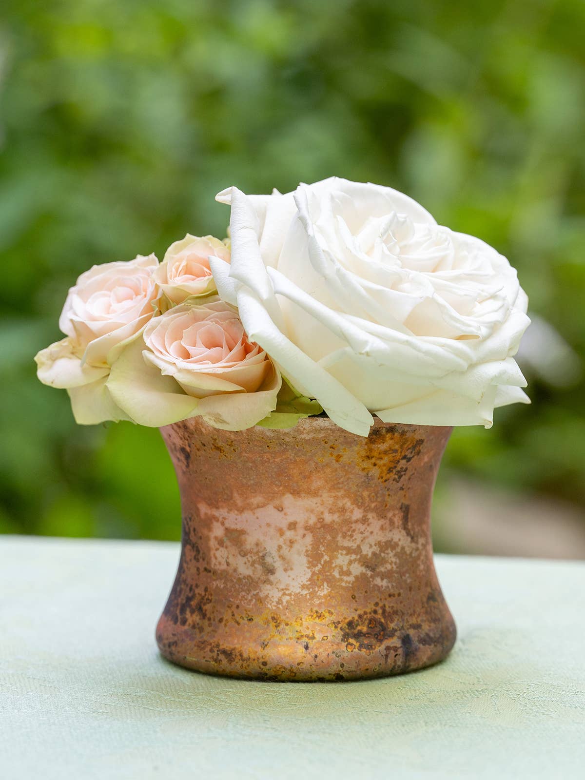 Hand-Blown Mercury Glass Vase III