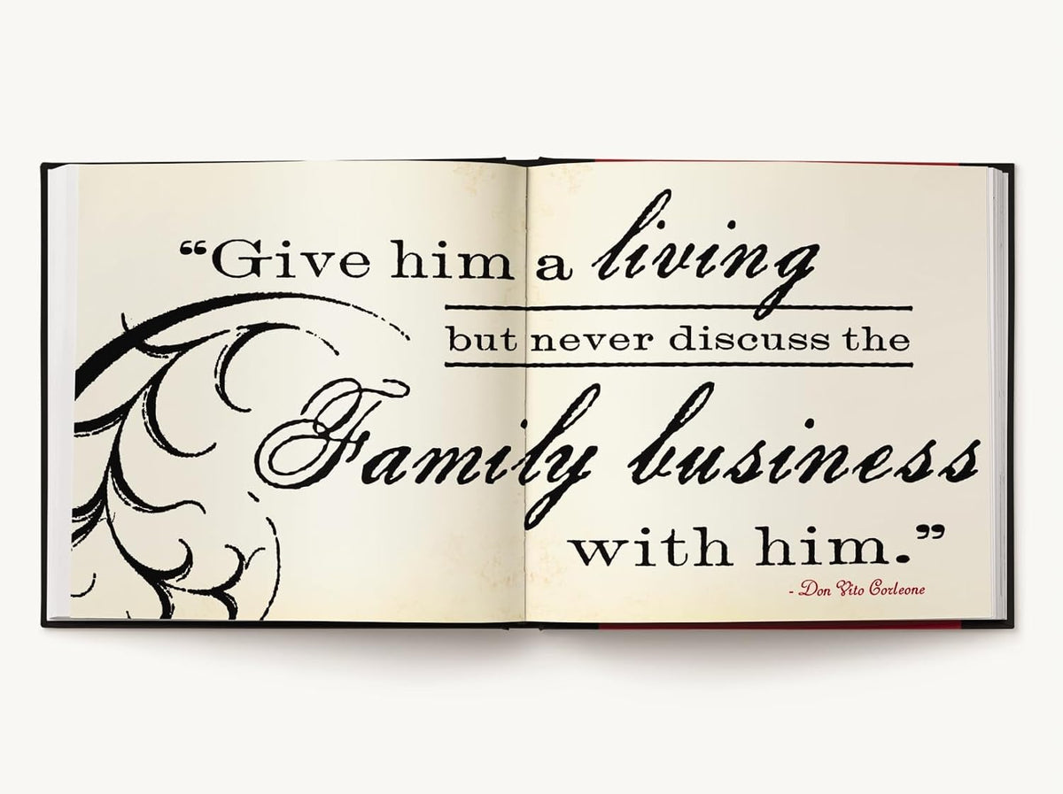 The Godfather Classic Quotes - Hardcover