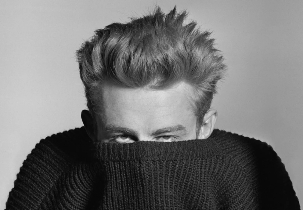 James Dean (pullover sweater) 1955 Framed Print